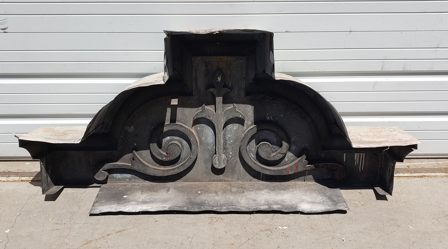 Antique Architectural Galvanized Tin Header (2 Styles)