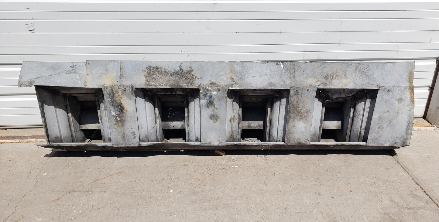 Tin/Galvanized Architectural Eave Remnant