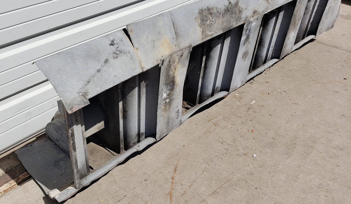 Tin/Galvanized Architectural Eave Remnant