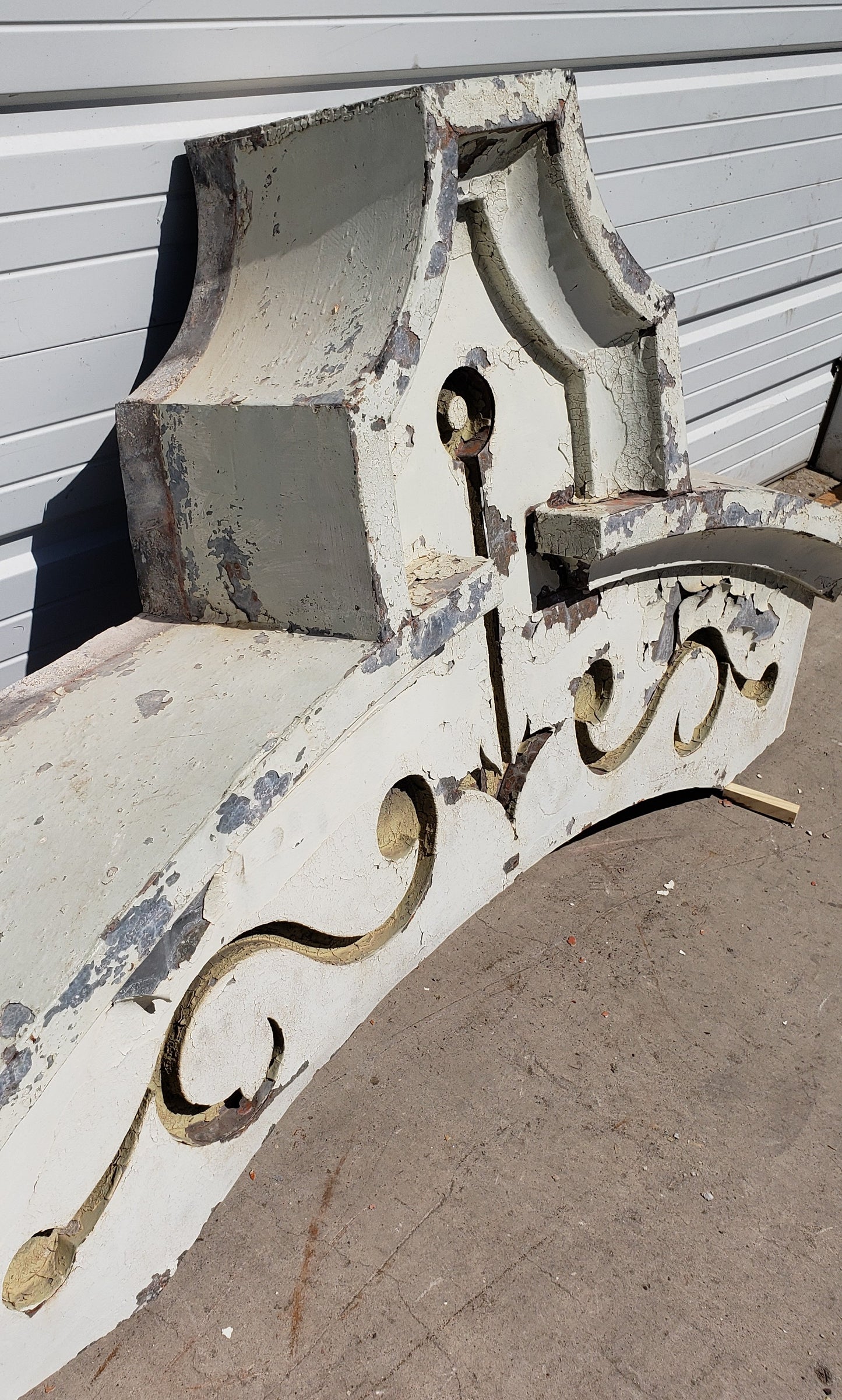 Antique Architectural Galvanized Tin Header (2 Styles)