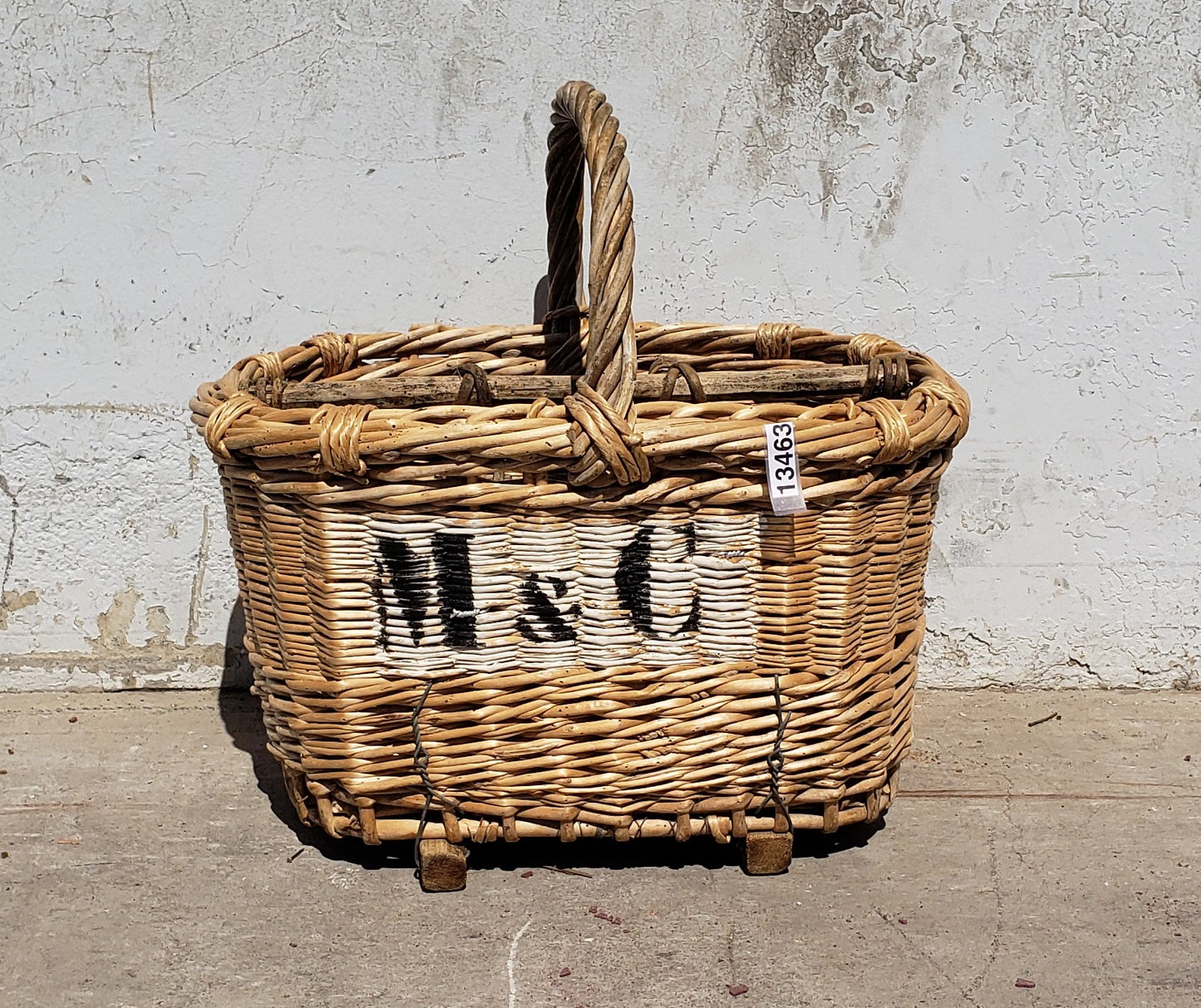 Wicker Champagne Bottle Carrier