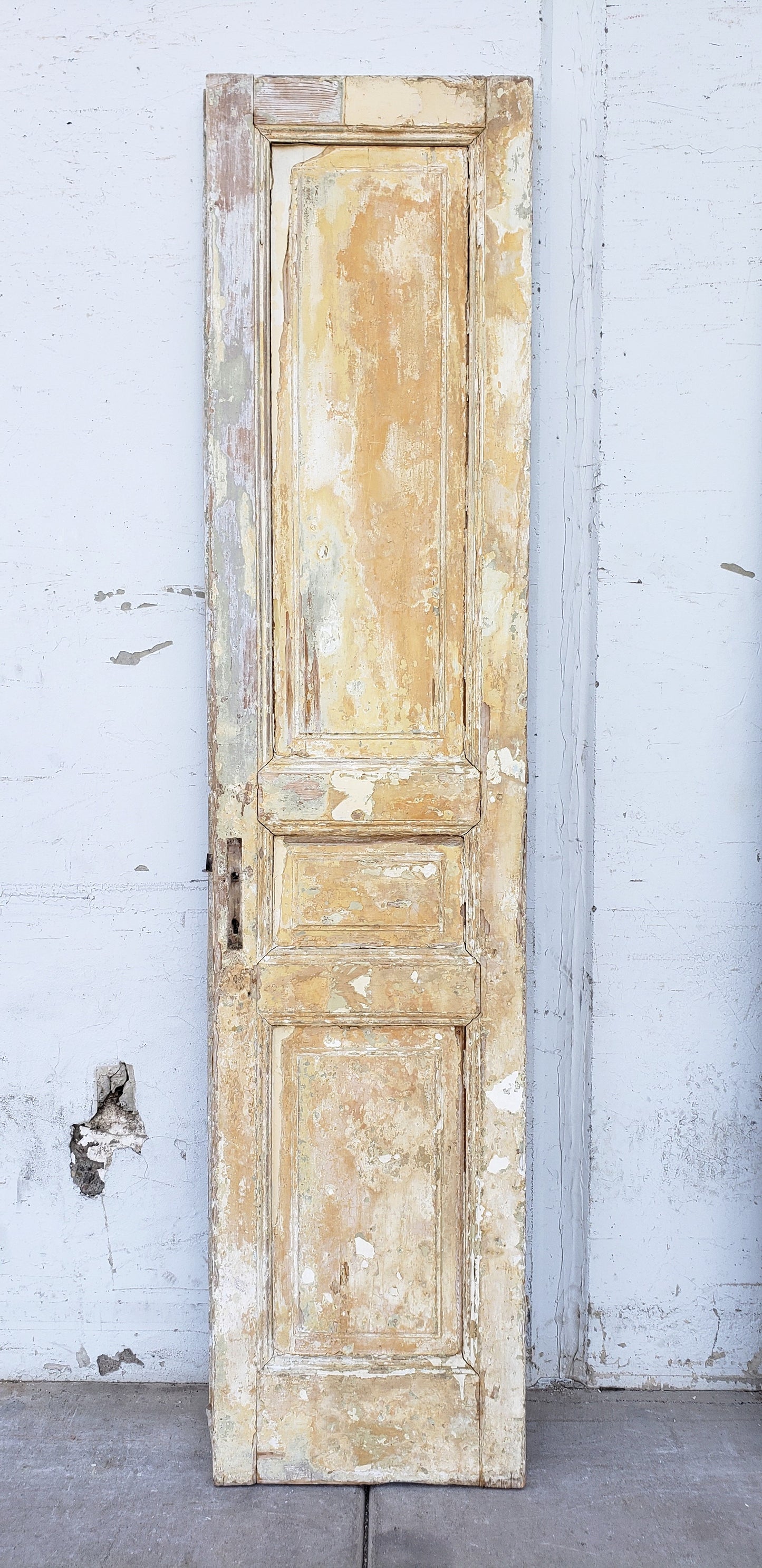 Single 3 Panel Wood Door