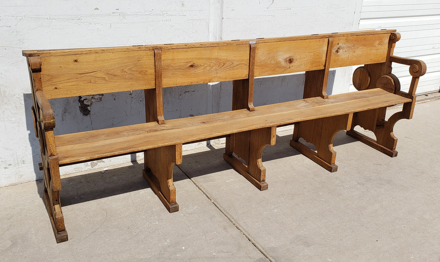 Bleached Church Pew/Bench