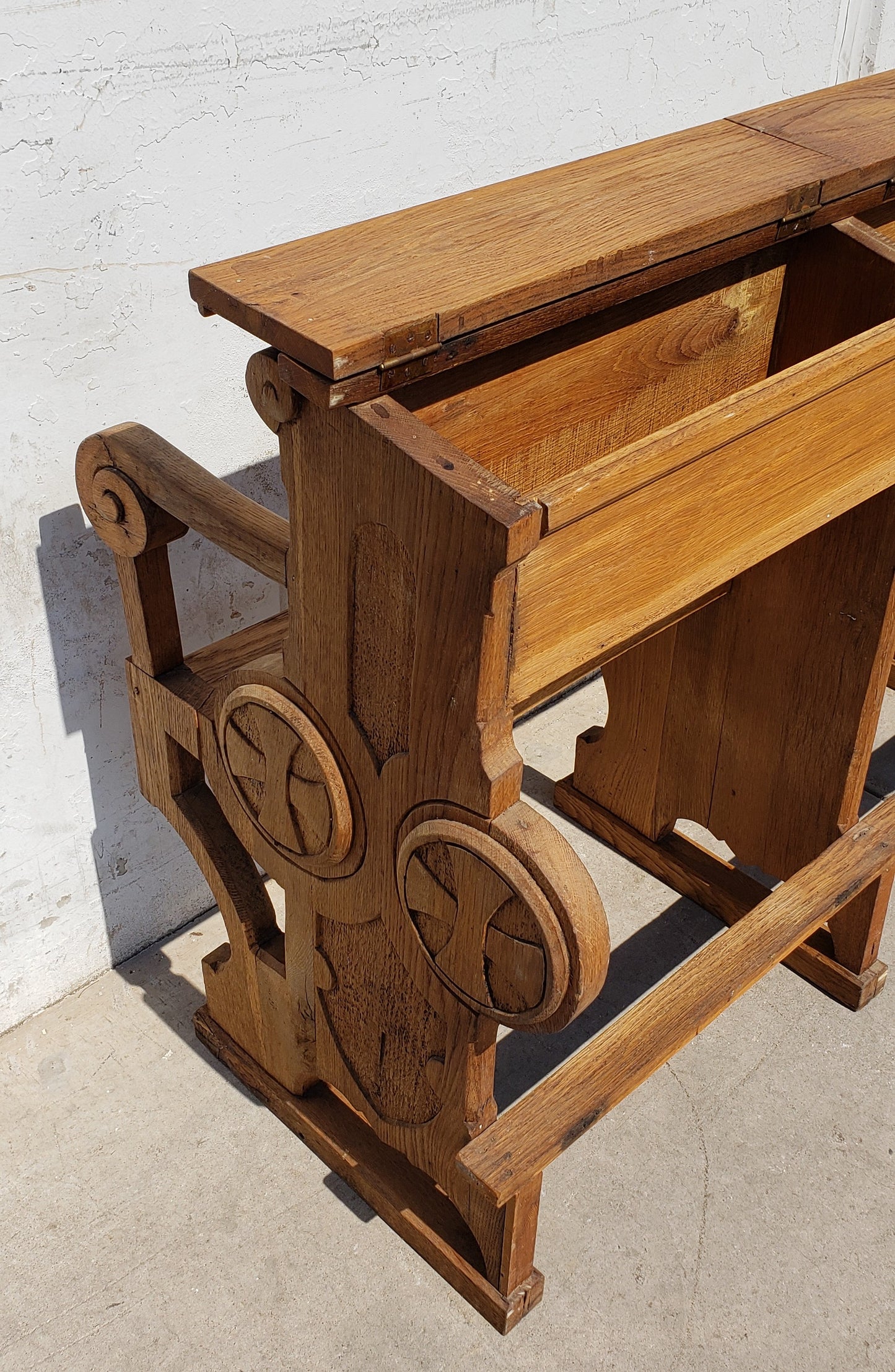 Bleached Church Pew/Bench