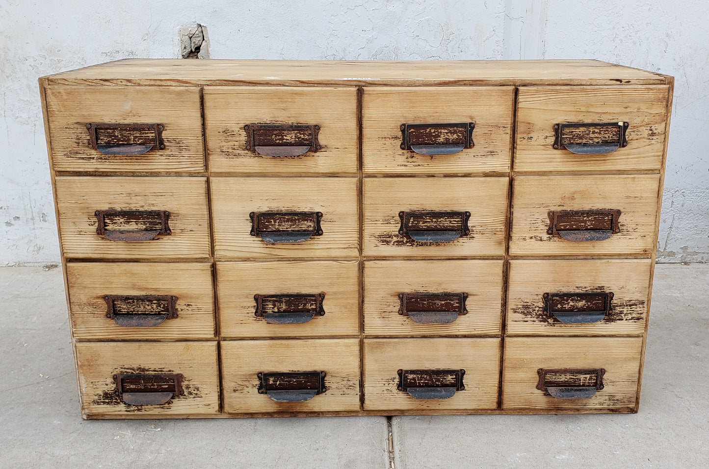 Antique Wooden Card Catalog (sold in individual sections)