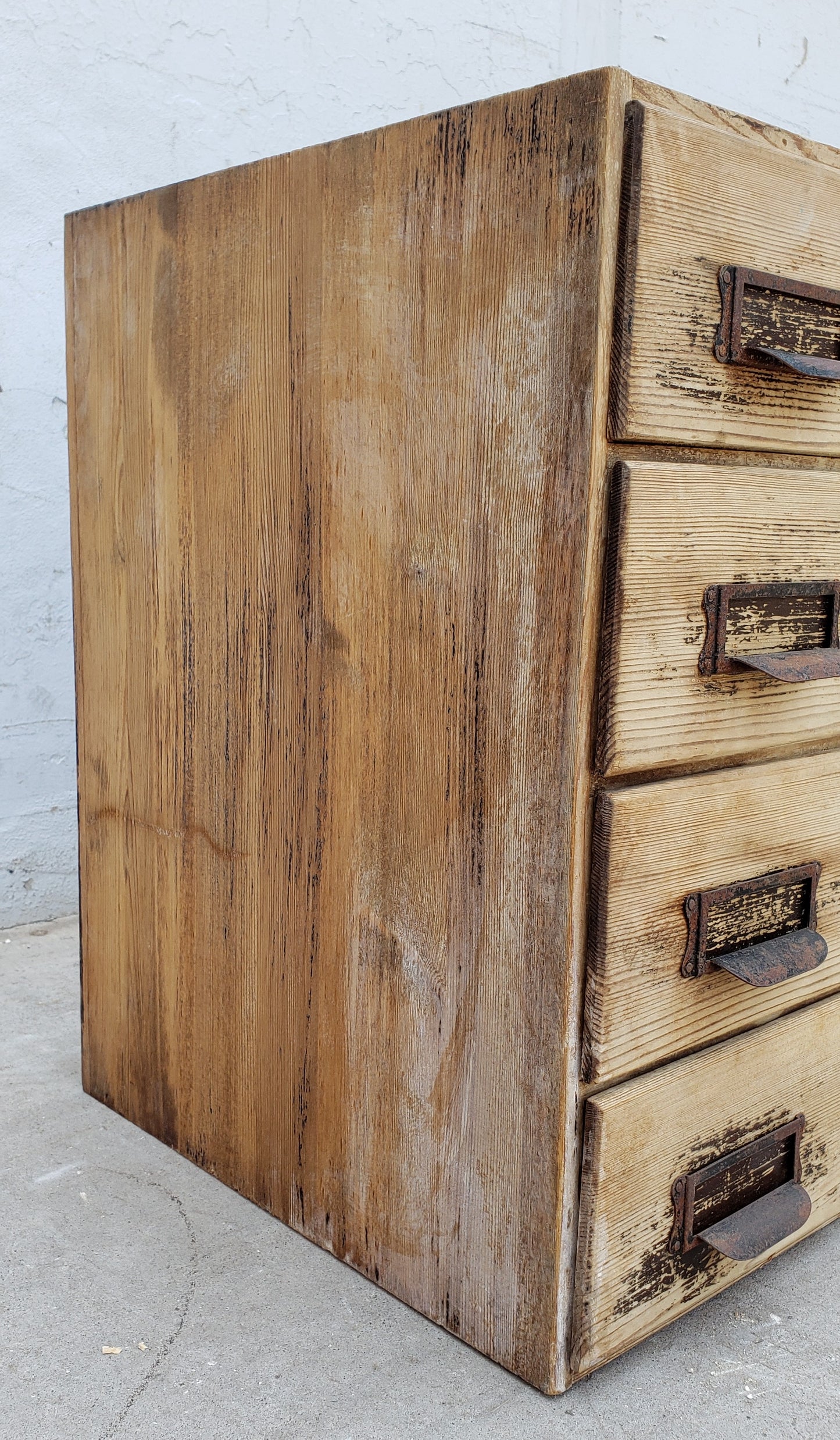 Antique Wooden Card Catalog (sold in individual sections)