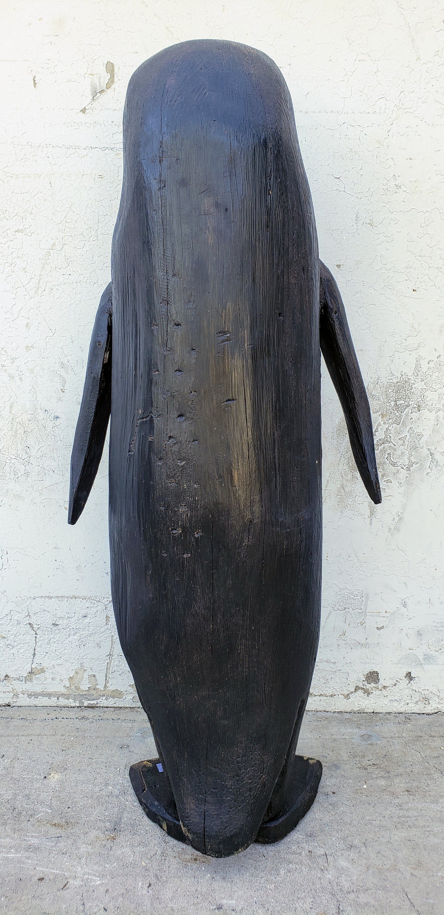 Folk Art Penguin Figure