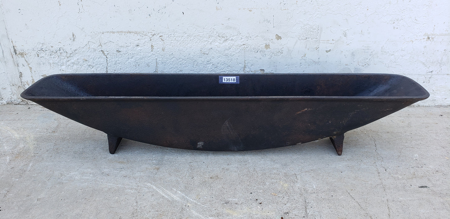 Repurposed Large Iron Planter (Wheel Quencher)