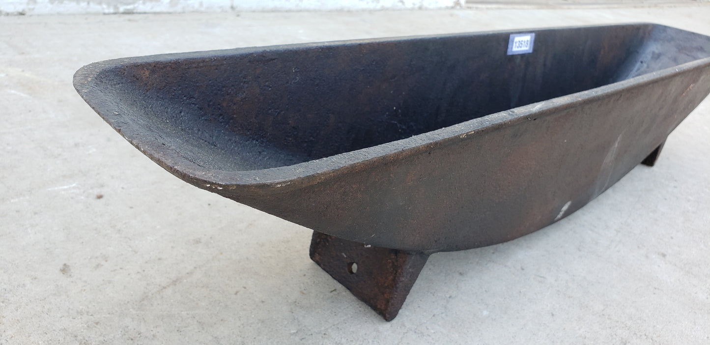 Repurposed Large Iron Planter (Wheel Quencher)