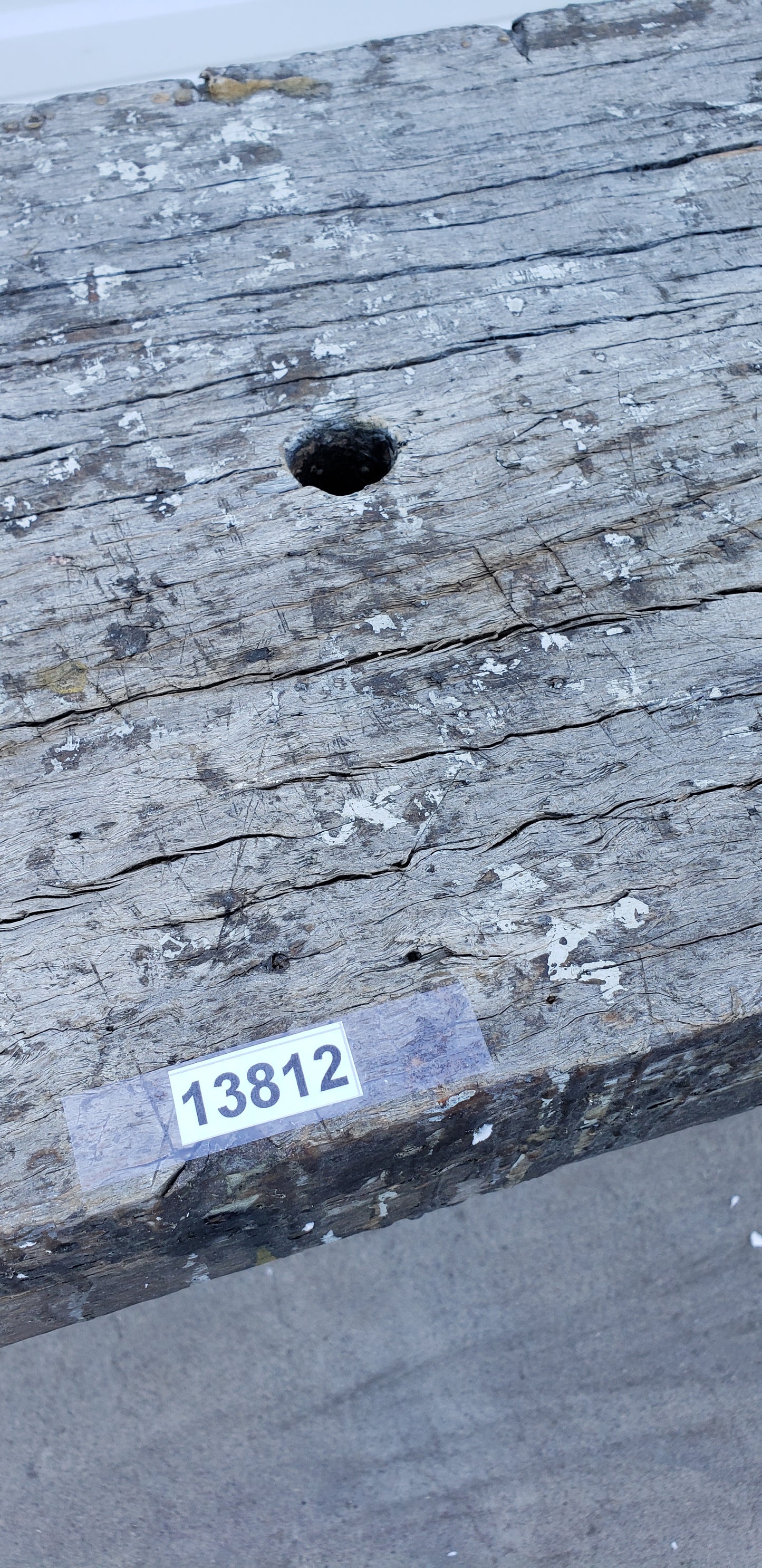 Wooden Work Table with A-Frame Legs