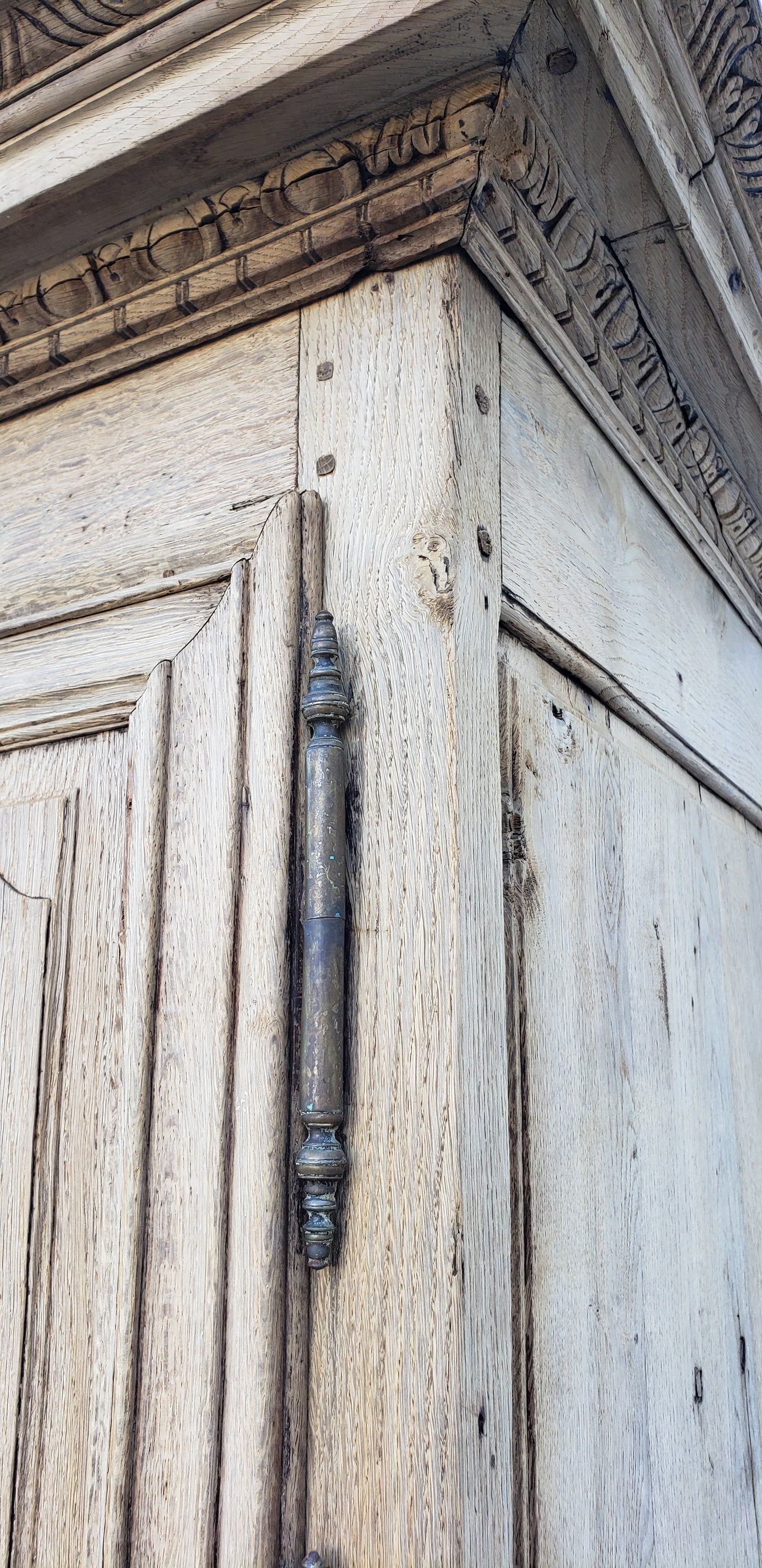 Bleached Antique French Cabinet