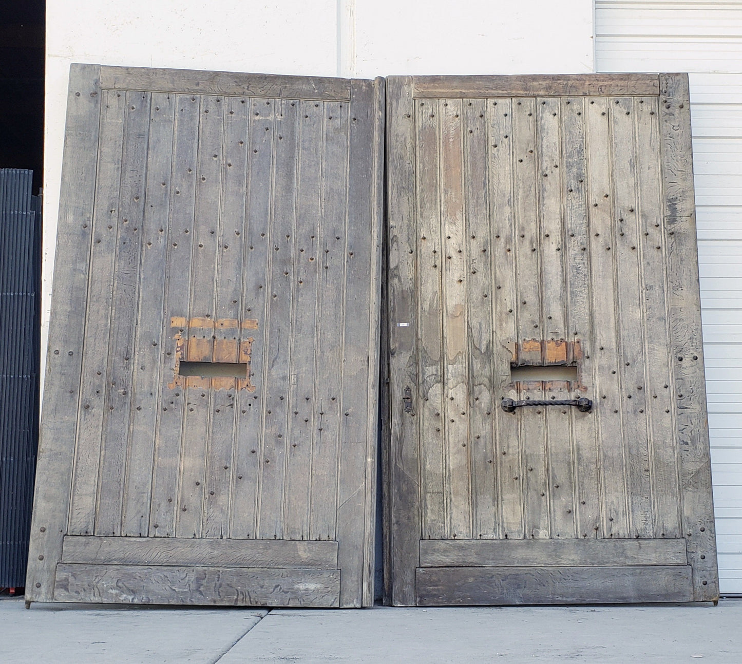 Pair of Large Antique European Barn Doors