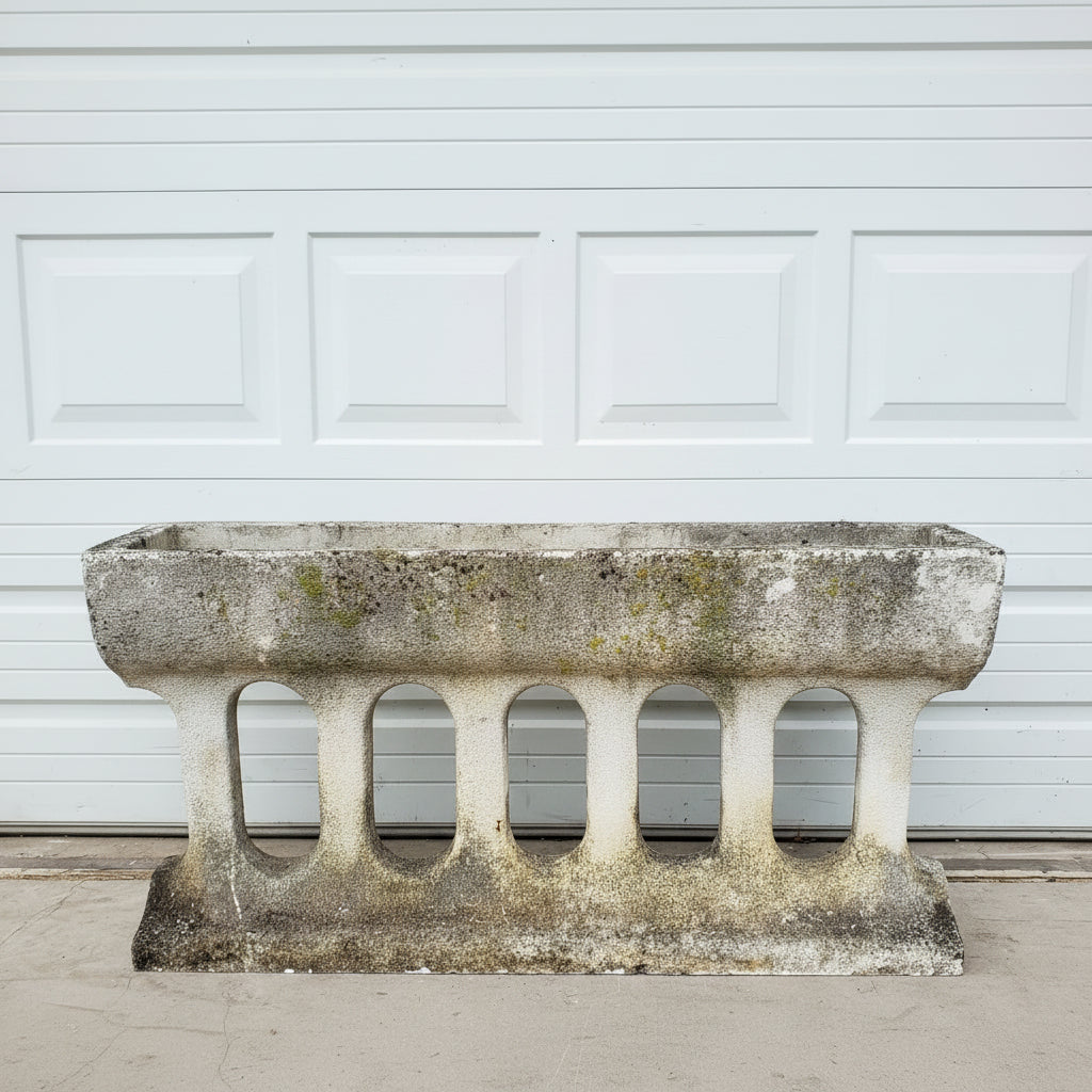 Willy Guhl Concrete Railing Planter