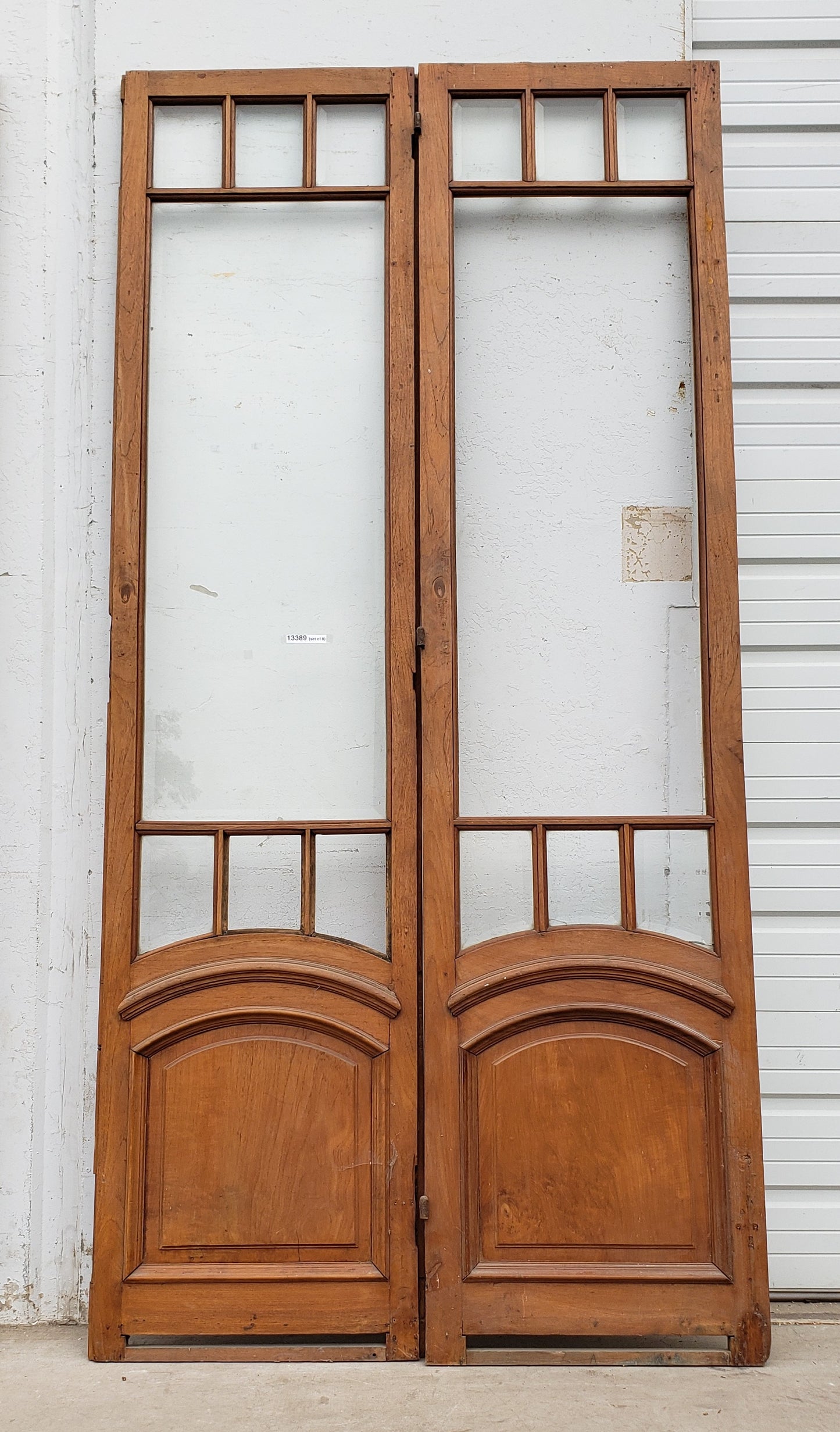 Pair of 7 Lite French Antique Doors