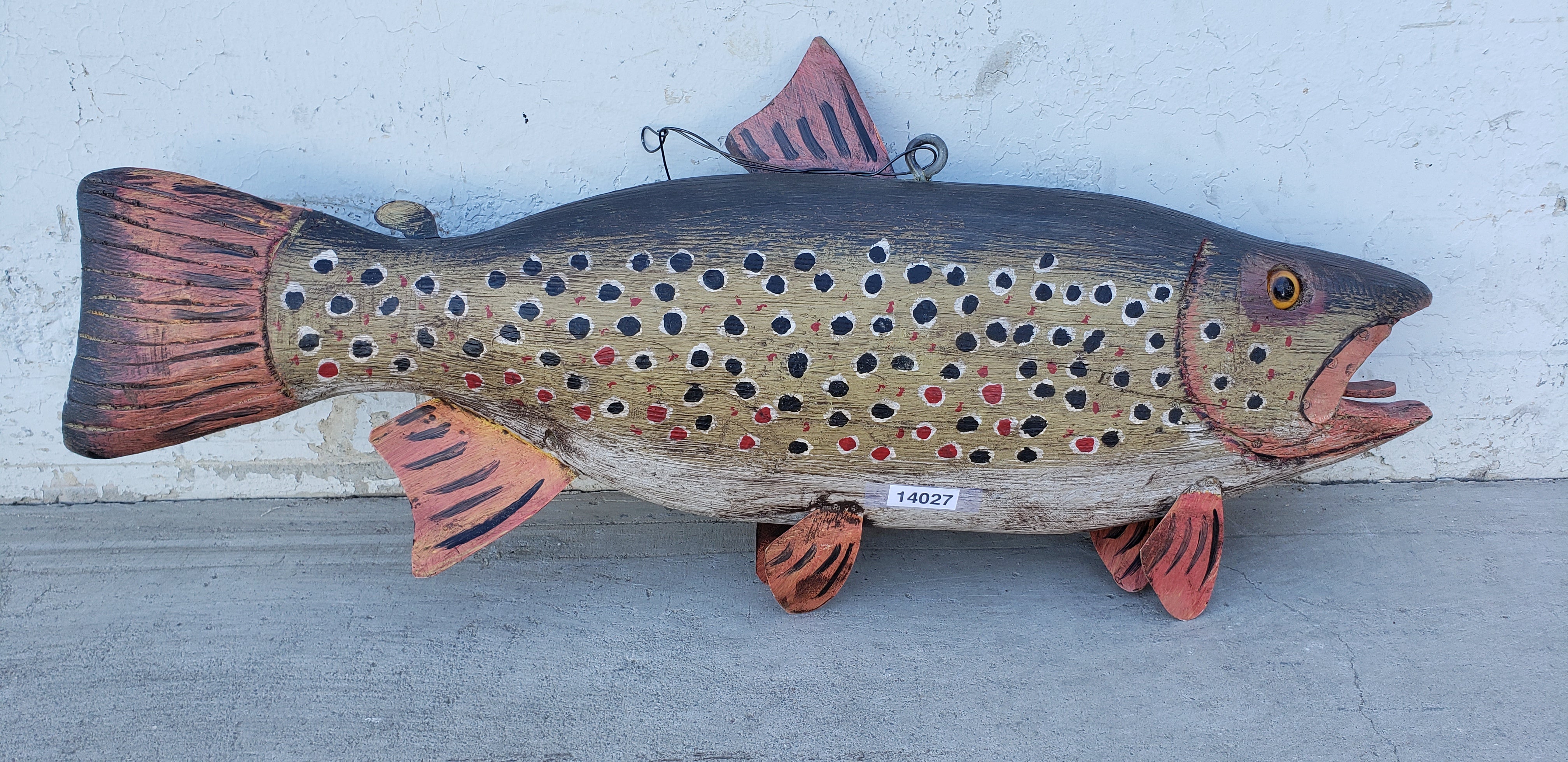 Carved Wood Folk Art Fish – Antiquities Warehouse