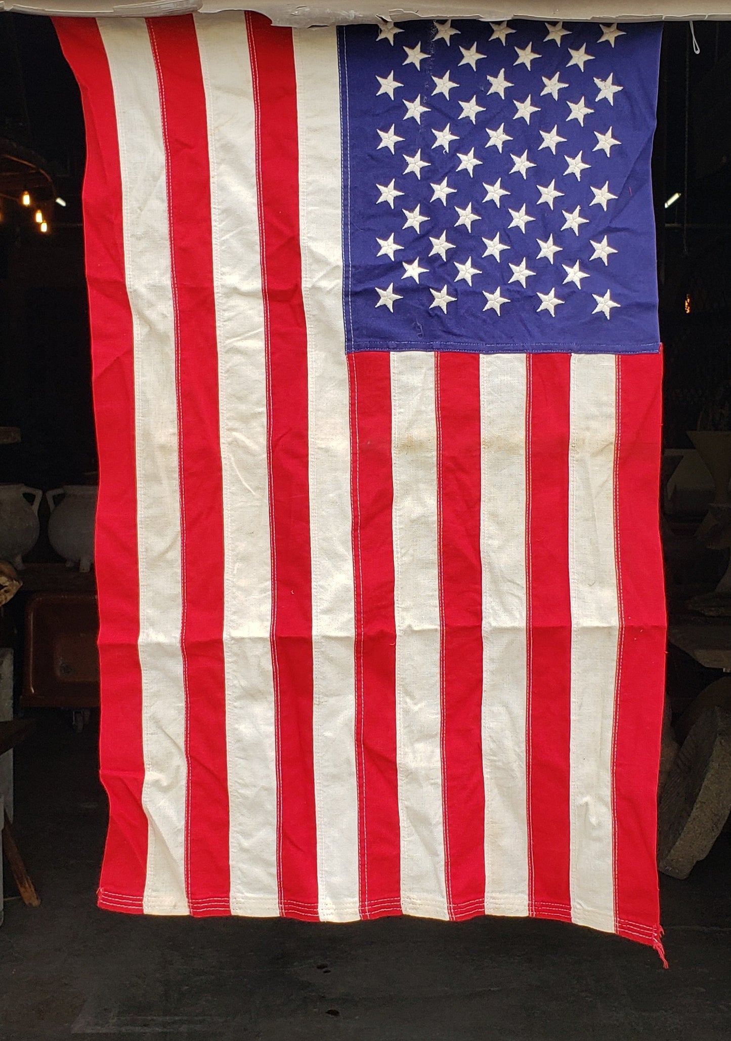 Vintage 50 Star American Flag