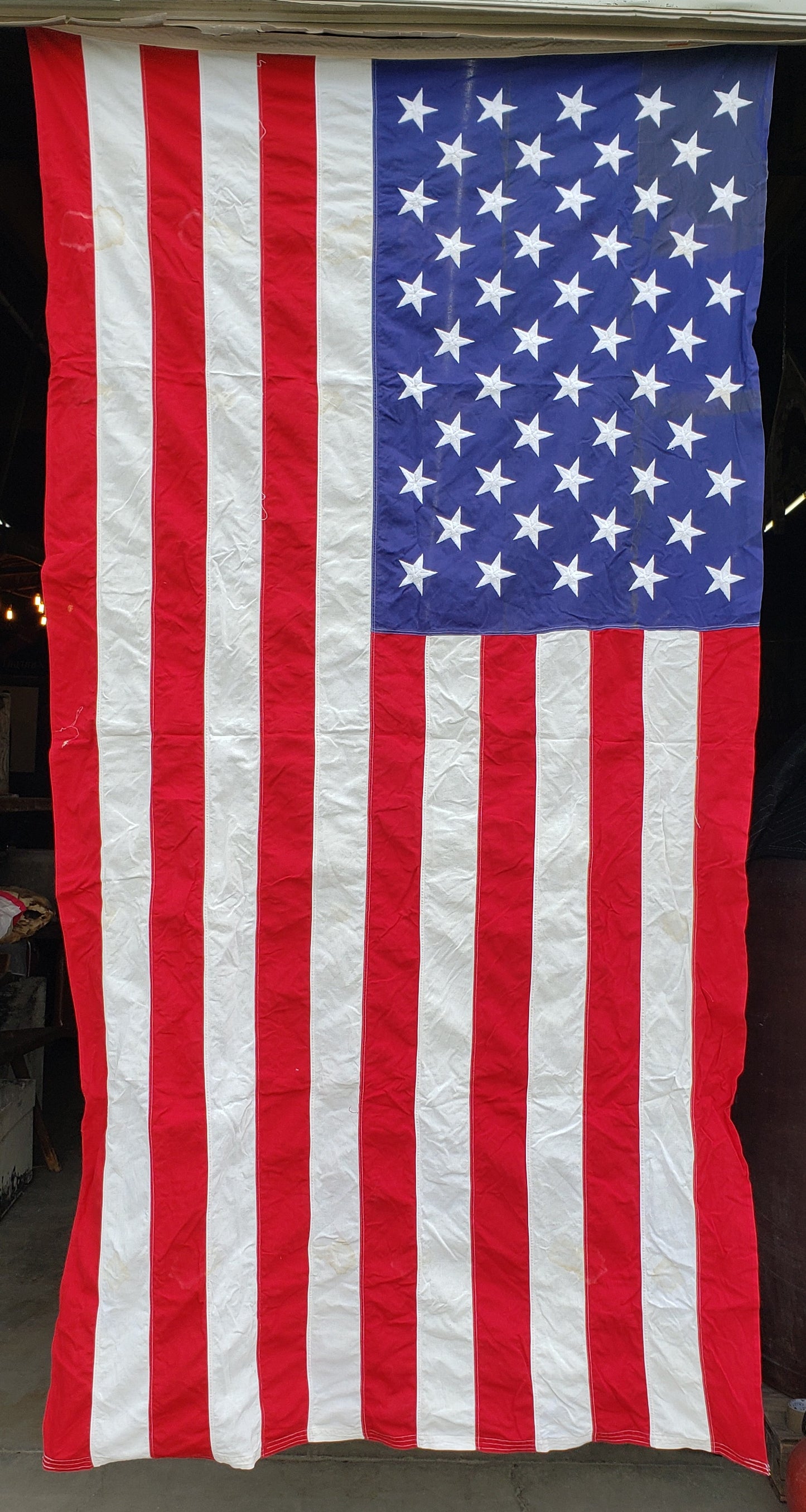 Vintage 50 Star American Flag