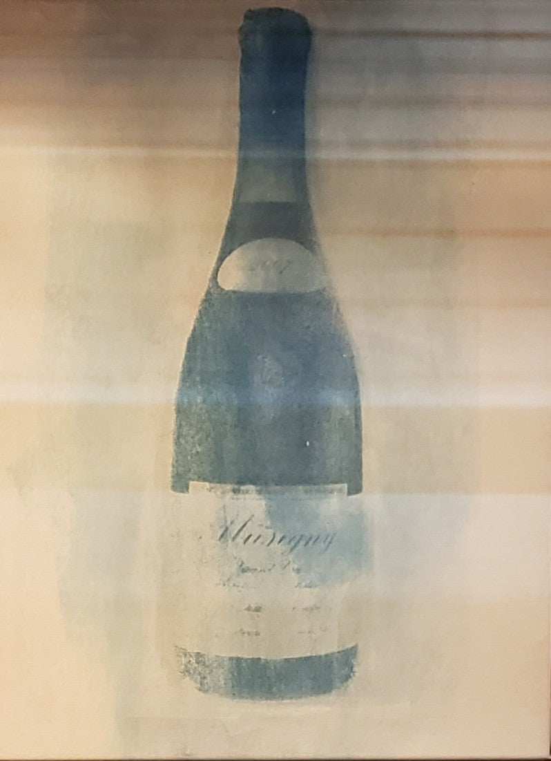 'Single Wine Bottle" Painting by Matt Priebe