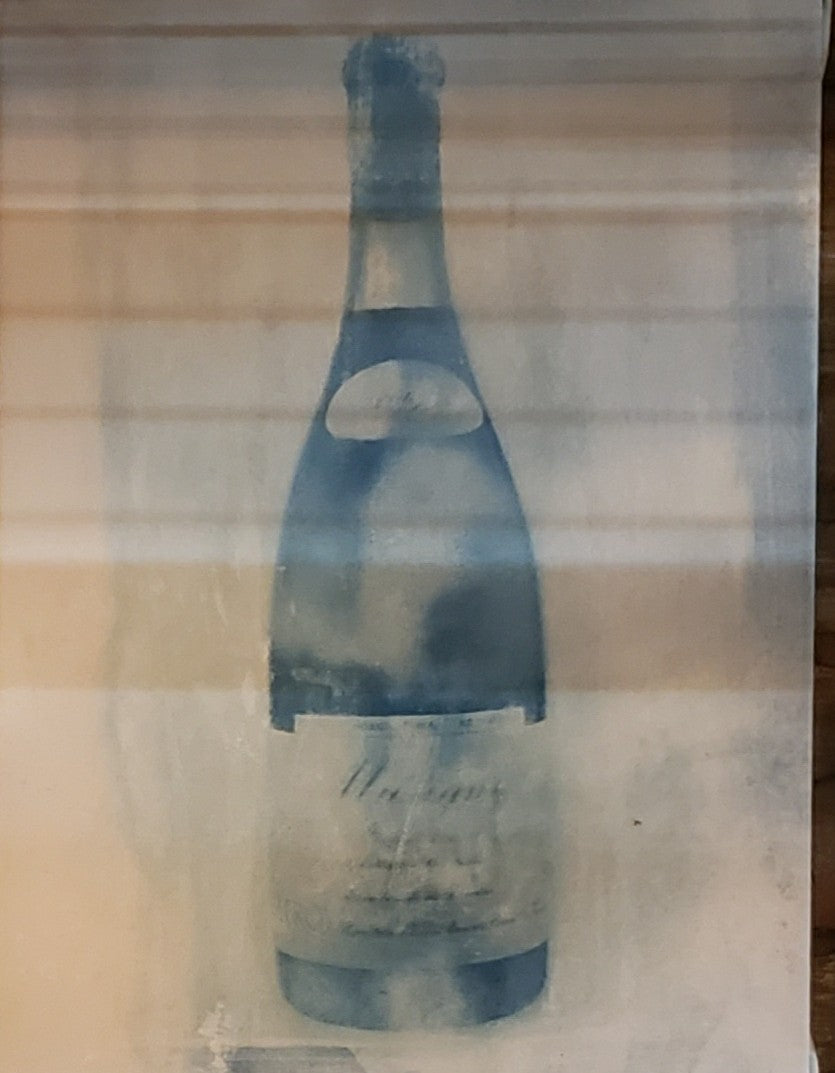 'Single Wine Bottle" Painting by Matt Priebe