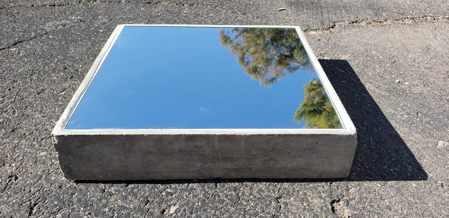 Single Willy Guhl Square Mirror