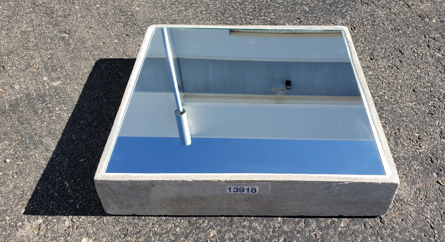 Single Willy Guhl Square Mirror