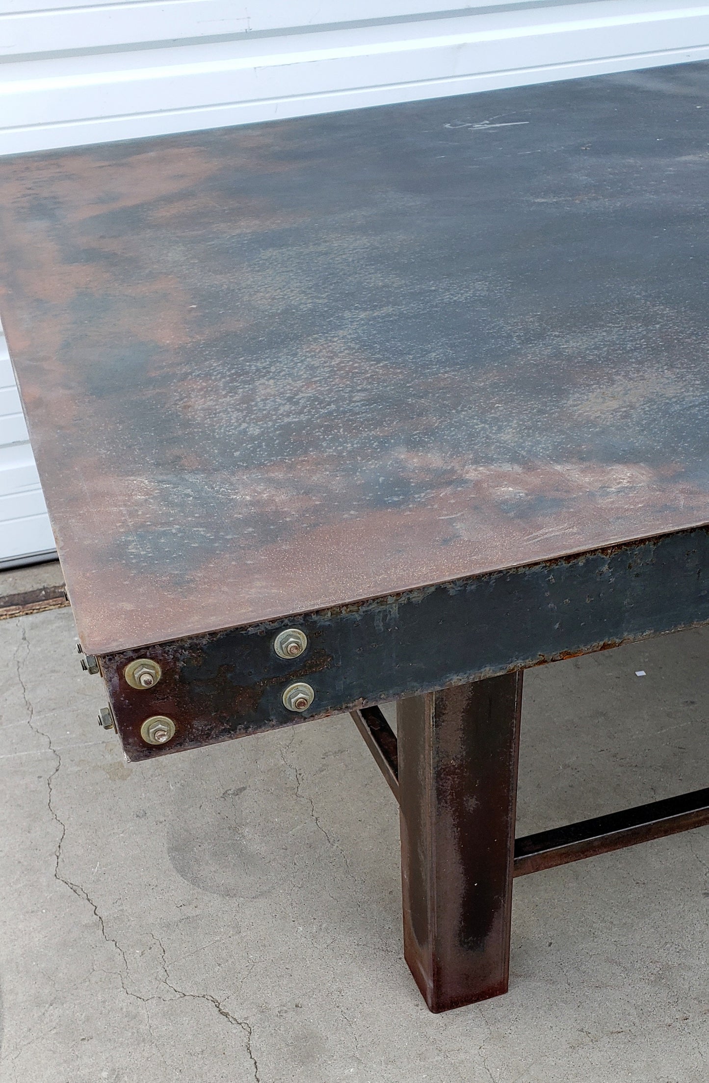 Square Iron Dining Table