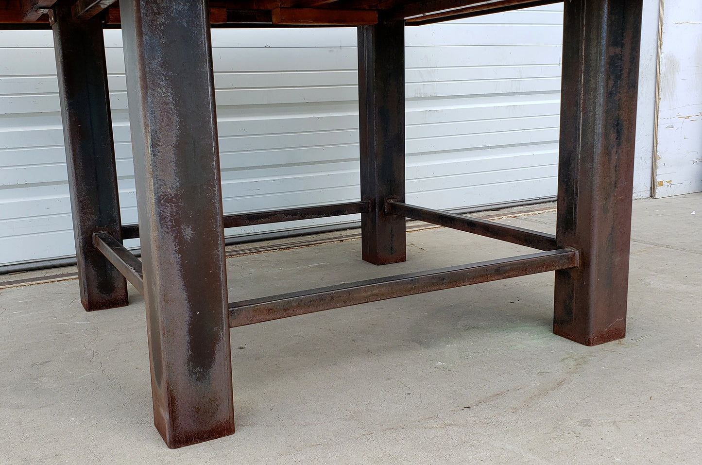 Square Iron Dining Table