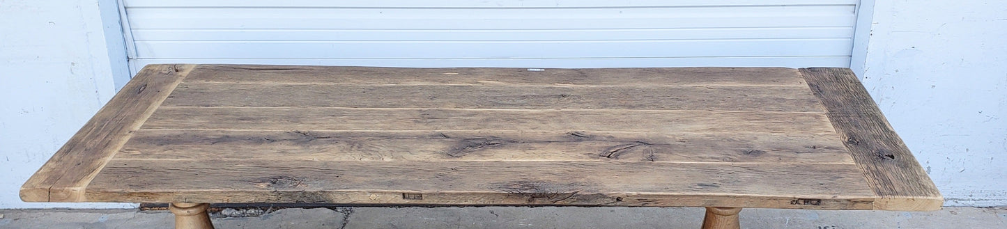 Bleached Oak Table TOP ONLY