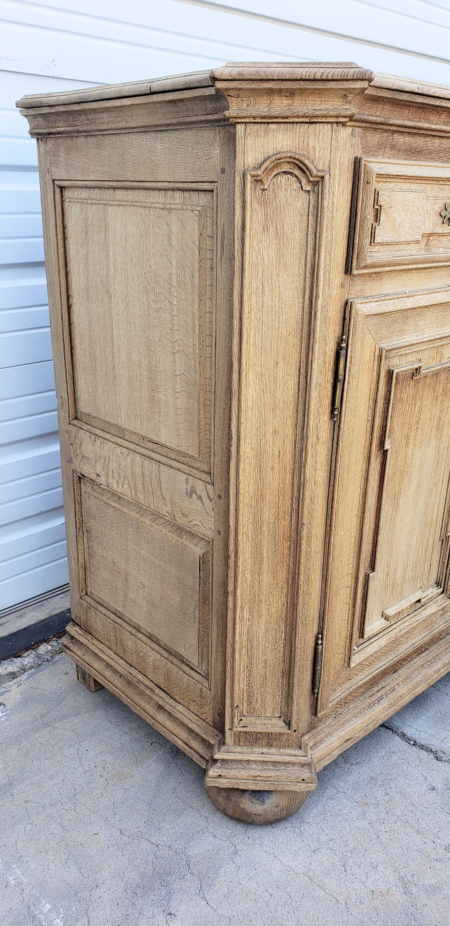 Bleached French Antique Sideboard