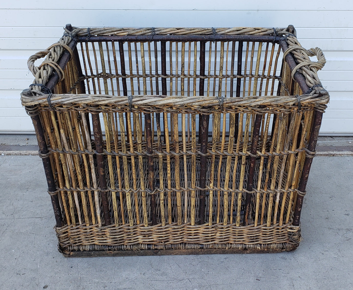 French Rattan Basket