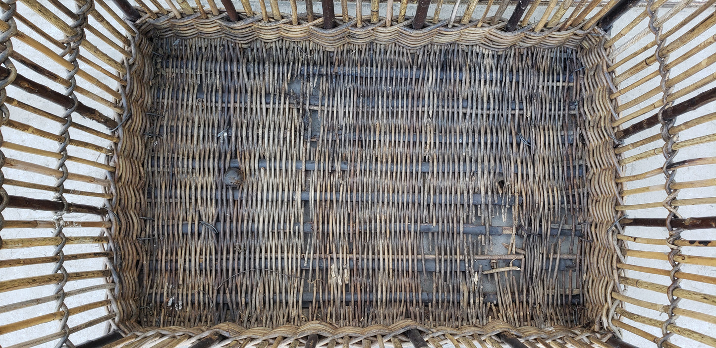 French Rattan Basket