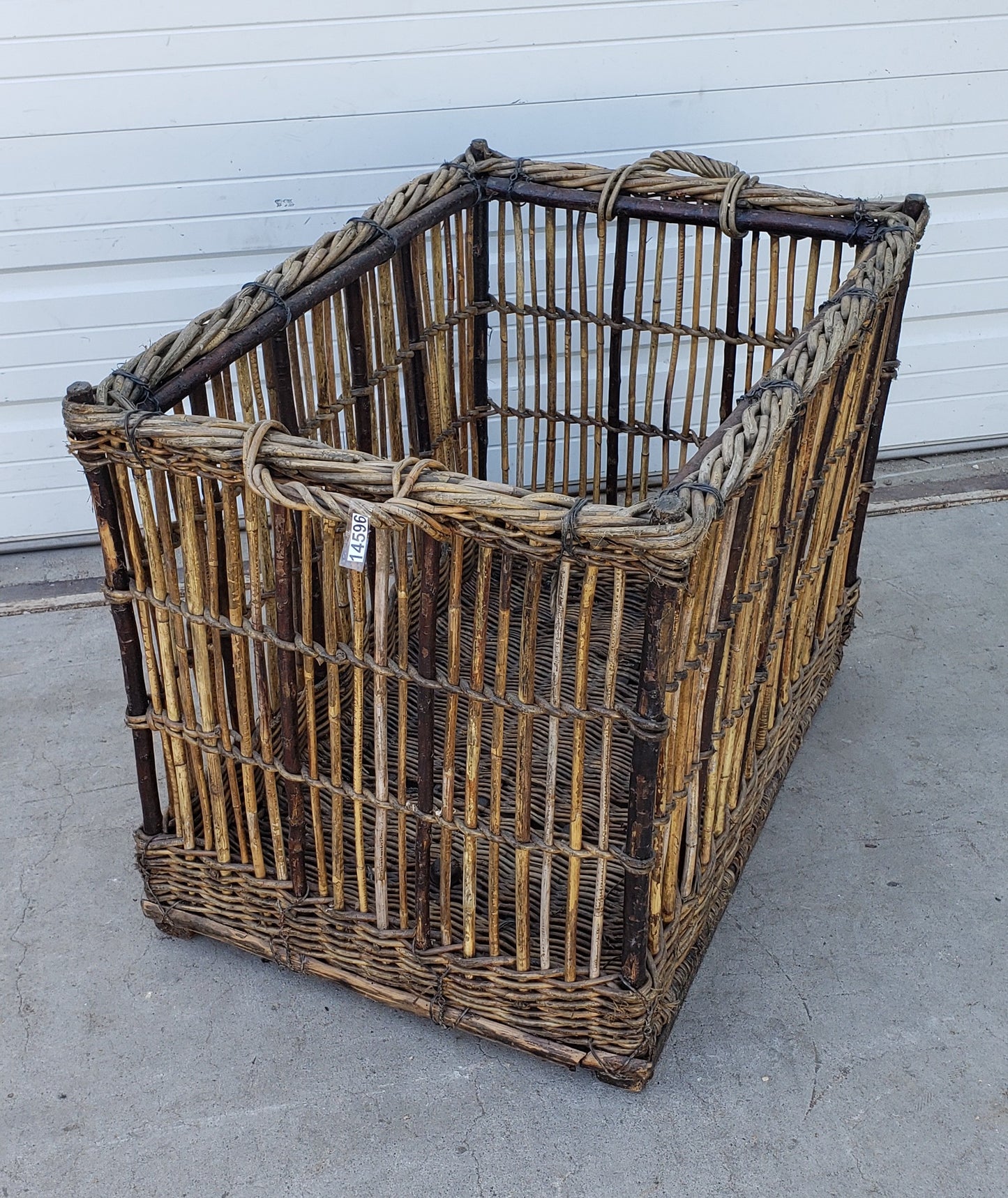 French Rattan Basket