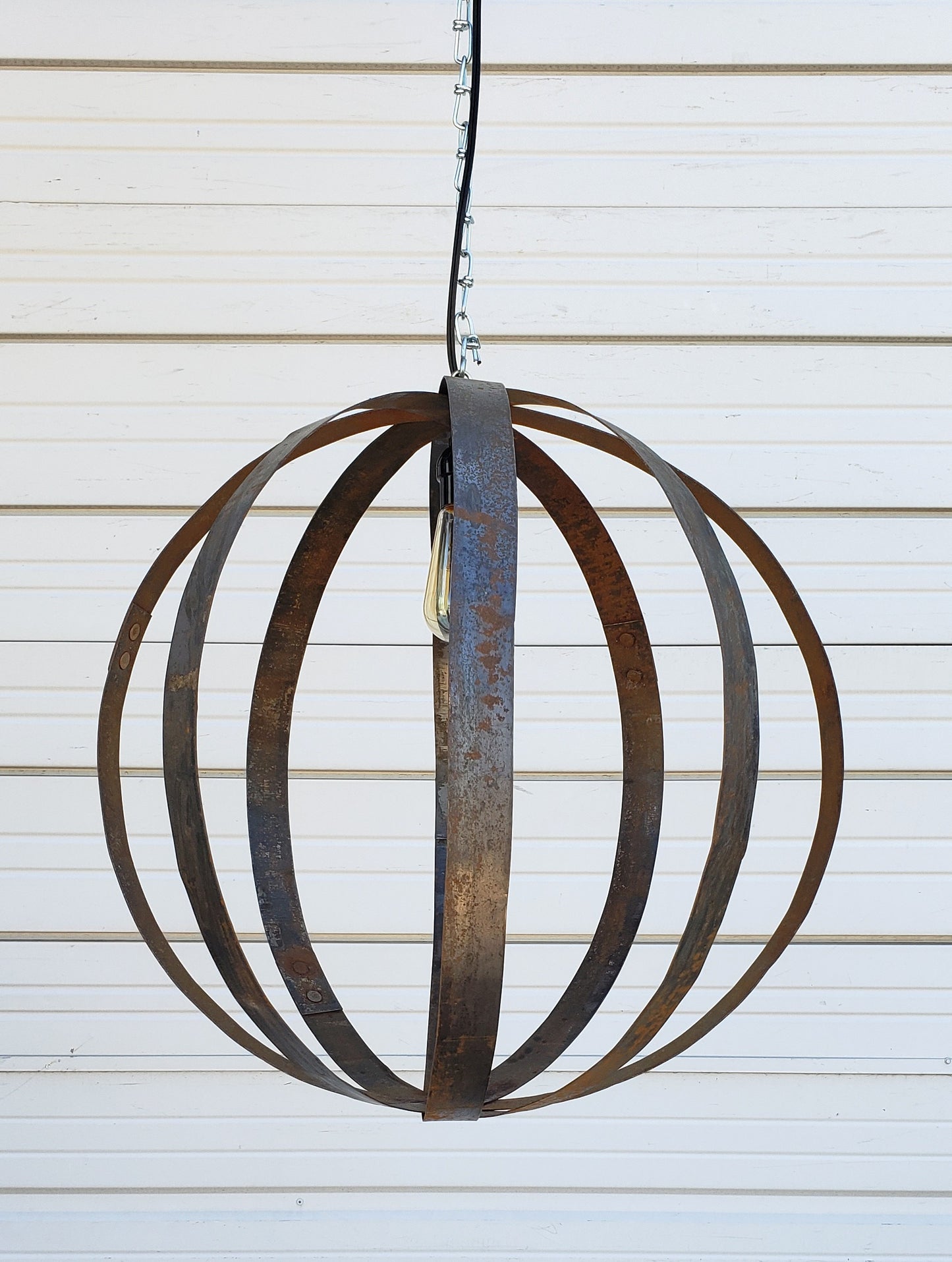 Wine Barrel Ring Orb Pendant Light