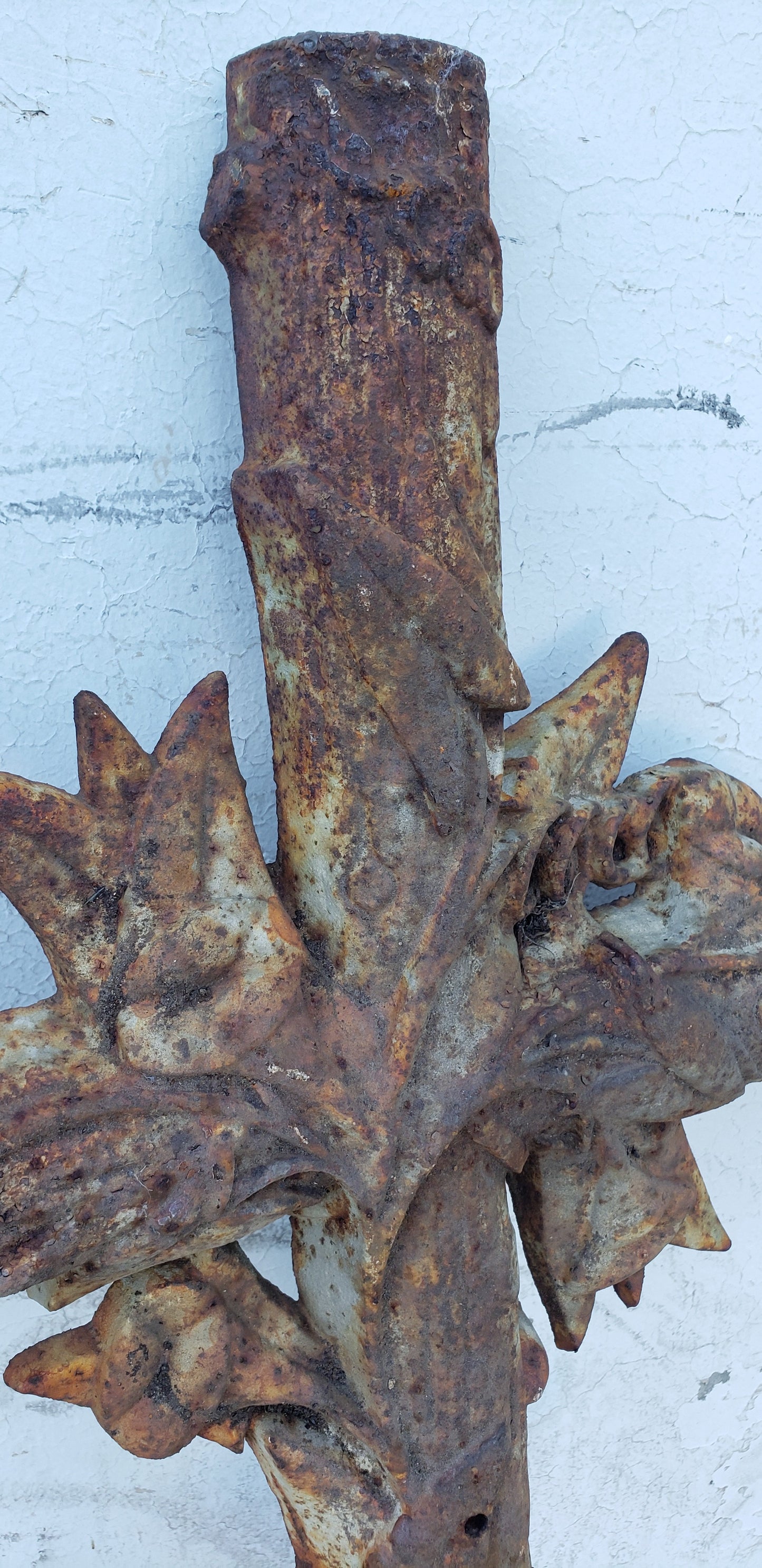 Large Decorative Cast Iron Garden Field Cross