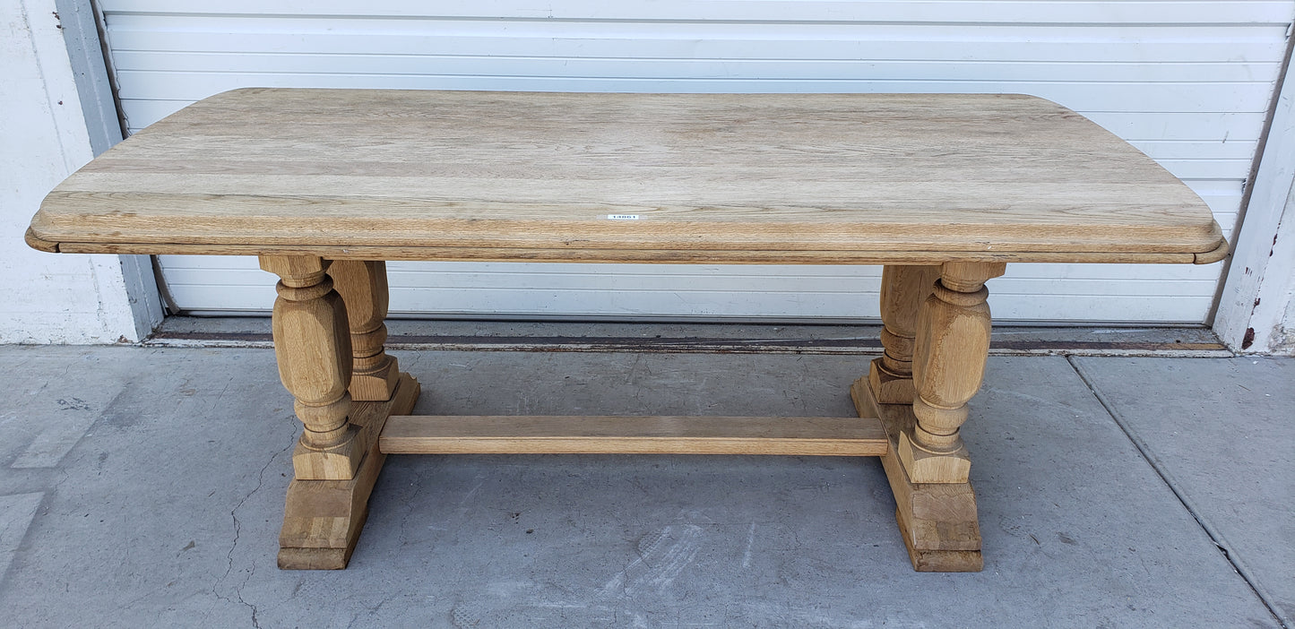 Belgian Dining Table with Rounded Corners