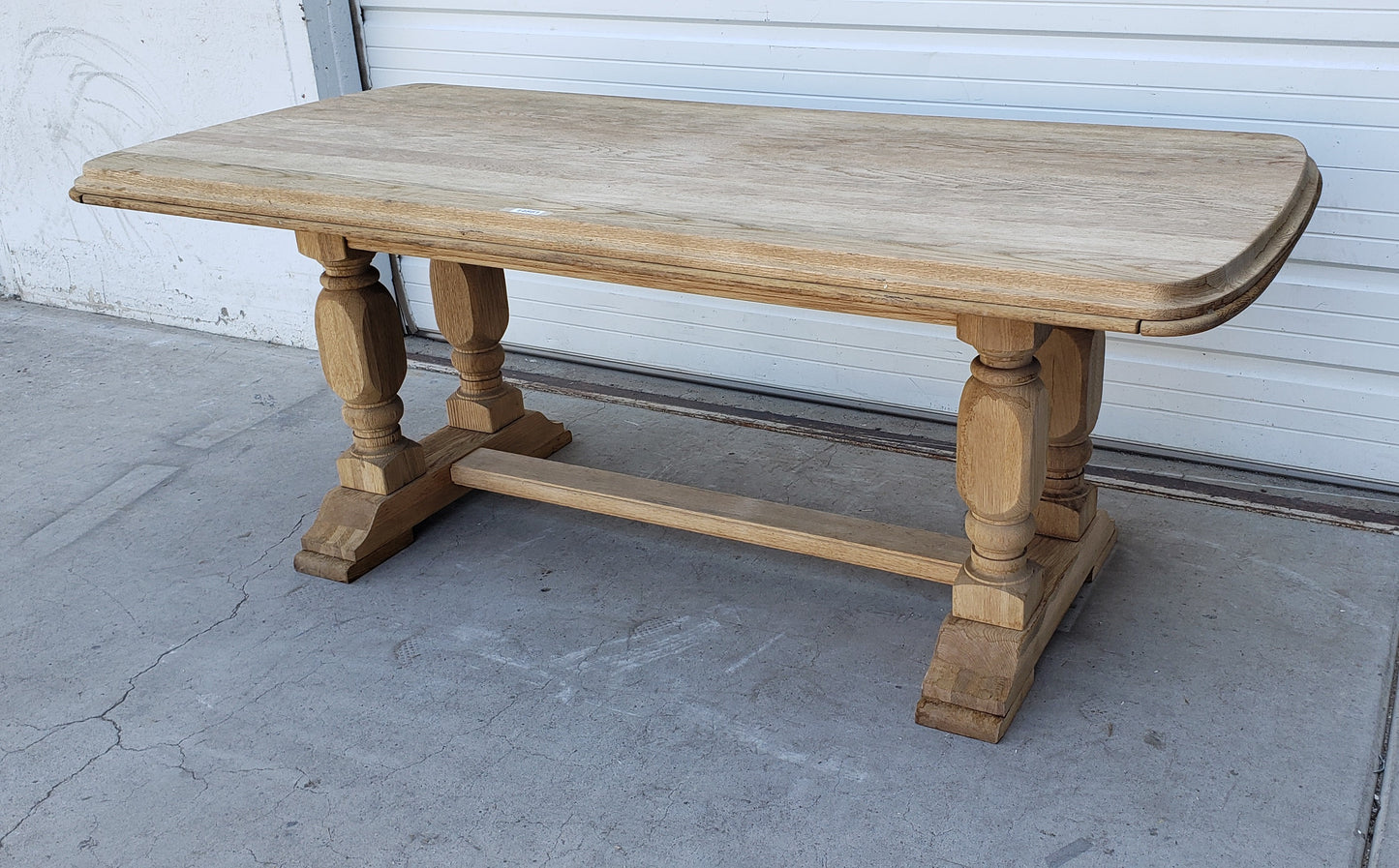 Belgian Dining Table with Rounded Corners