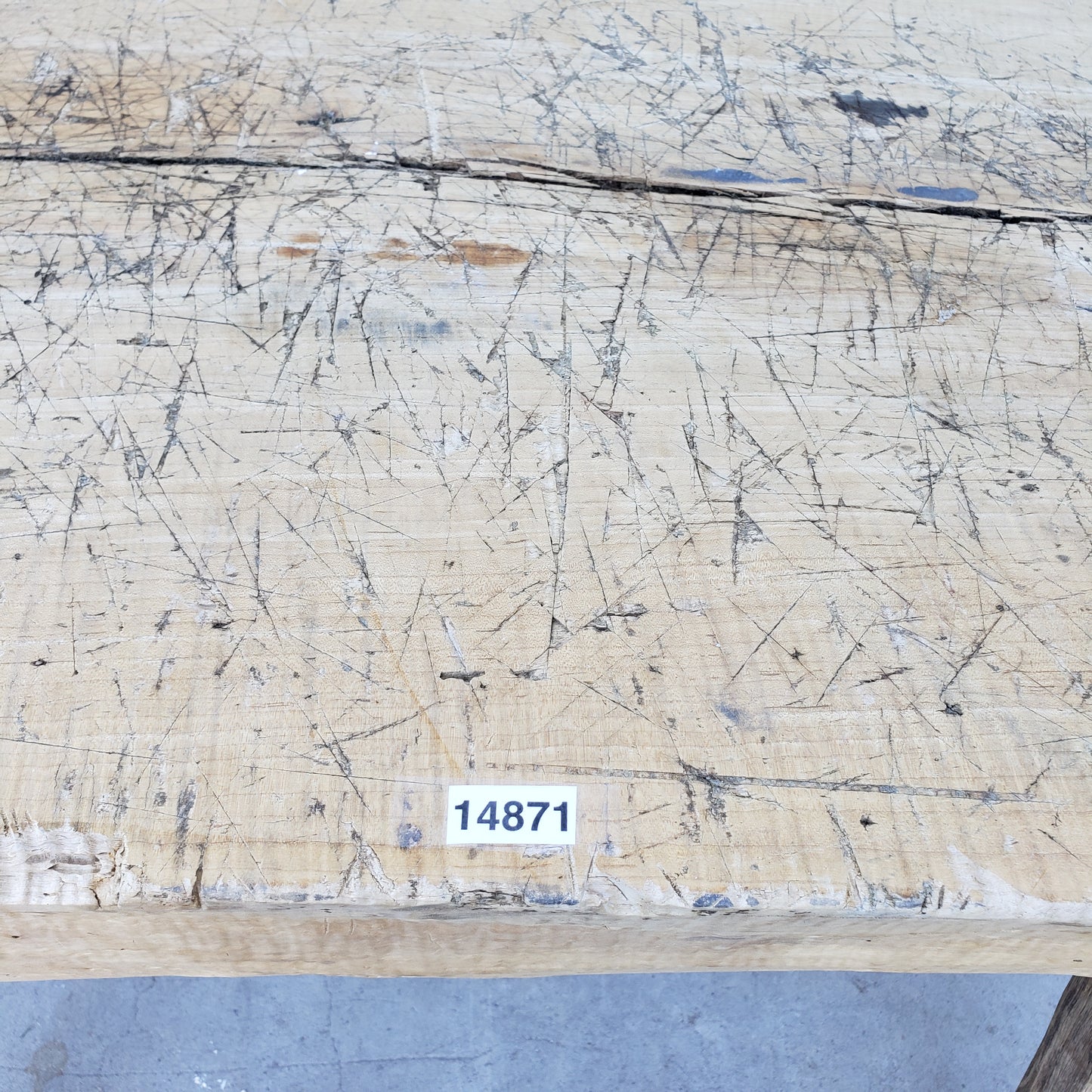 Small Primitive Work Table / Butcher Block