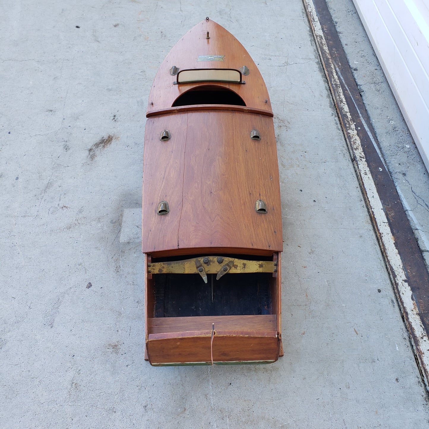 Decorative Wooden Model Boat - Named “Robert Jr.”