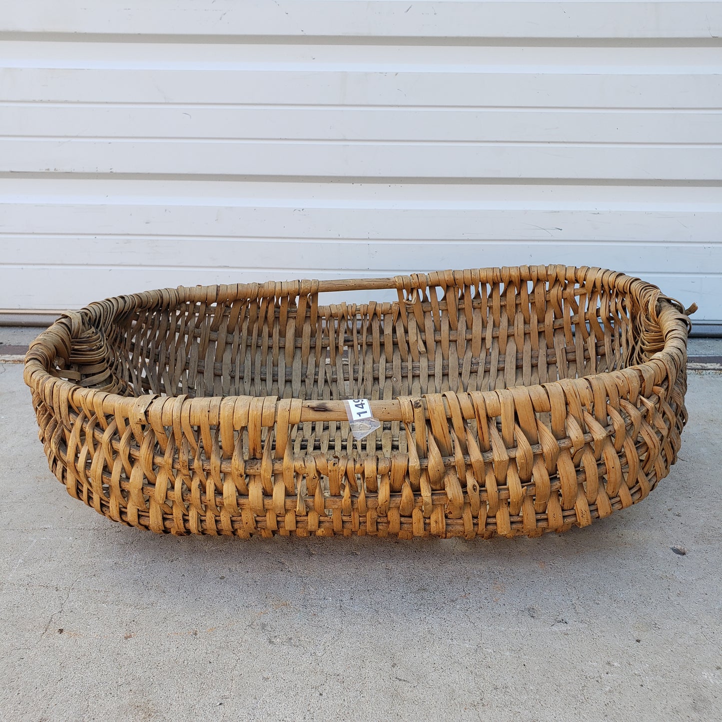 Low, Wide Wicker Basket