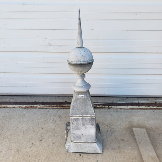 French Napoleon III Period Small Zinc Roof Finial c.1860