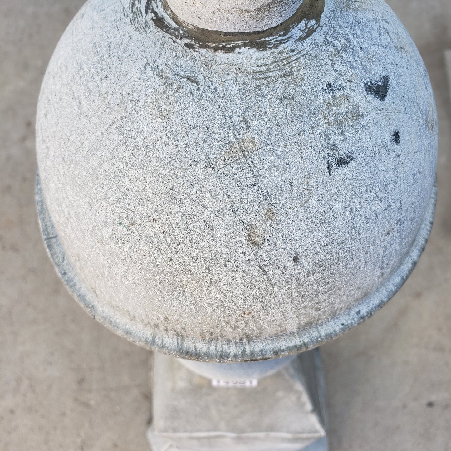 French Napoleon III Period Small Zinc Roof Finial c.1860