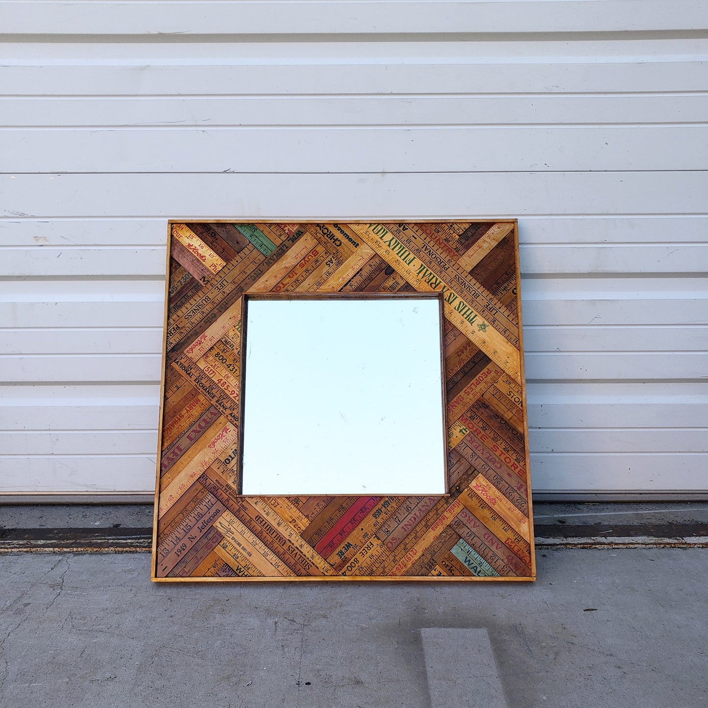 Square Yardstick Mirror