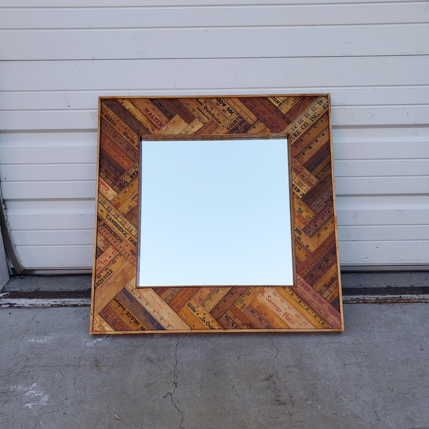 Square Yardstick Mirror