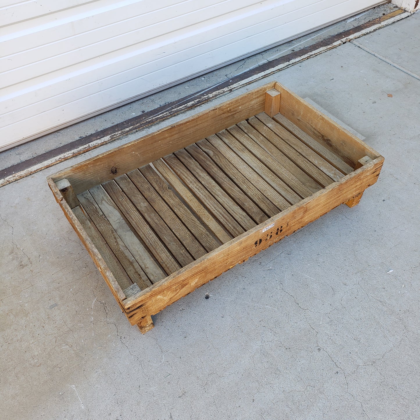 Stackable Wooden Produce Crate