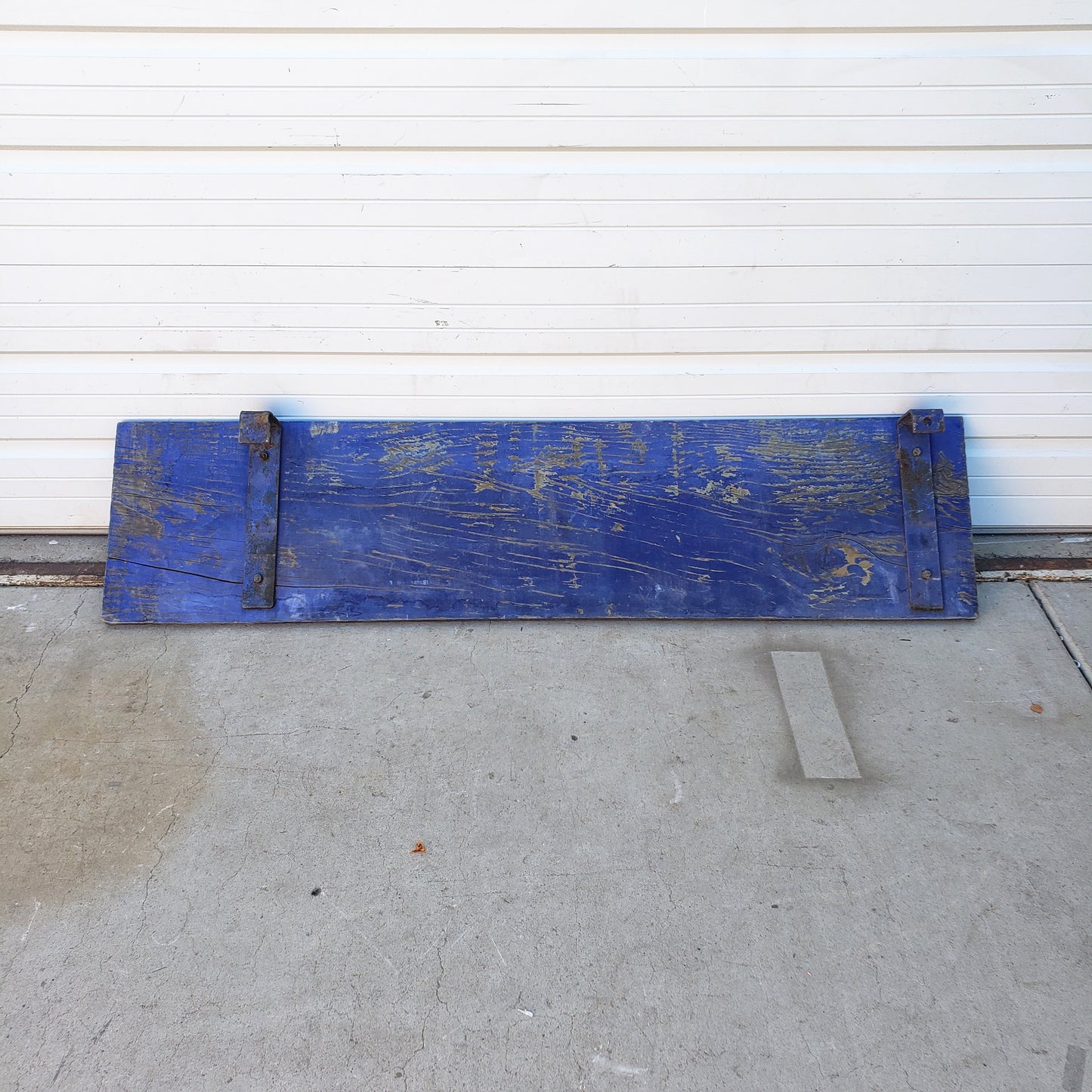 Blue Wooden Sign - “Mitjavile”