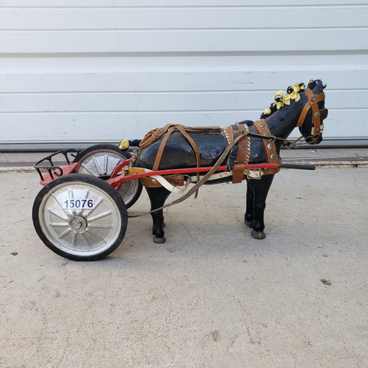 Folk Art Horse and Buggy