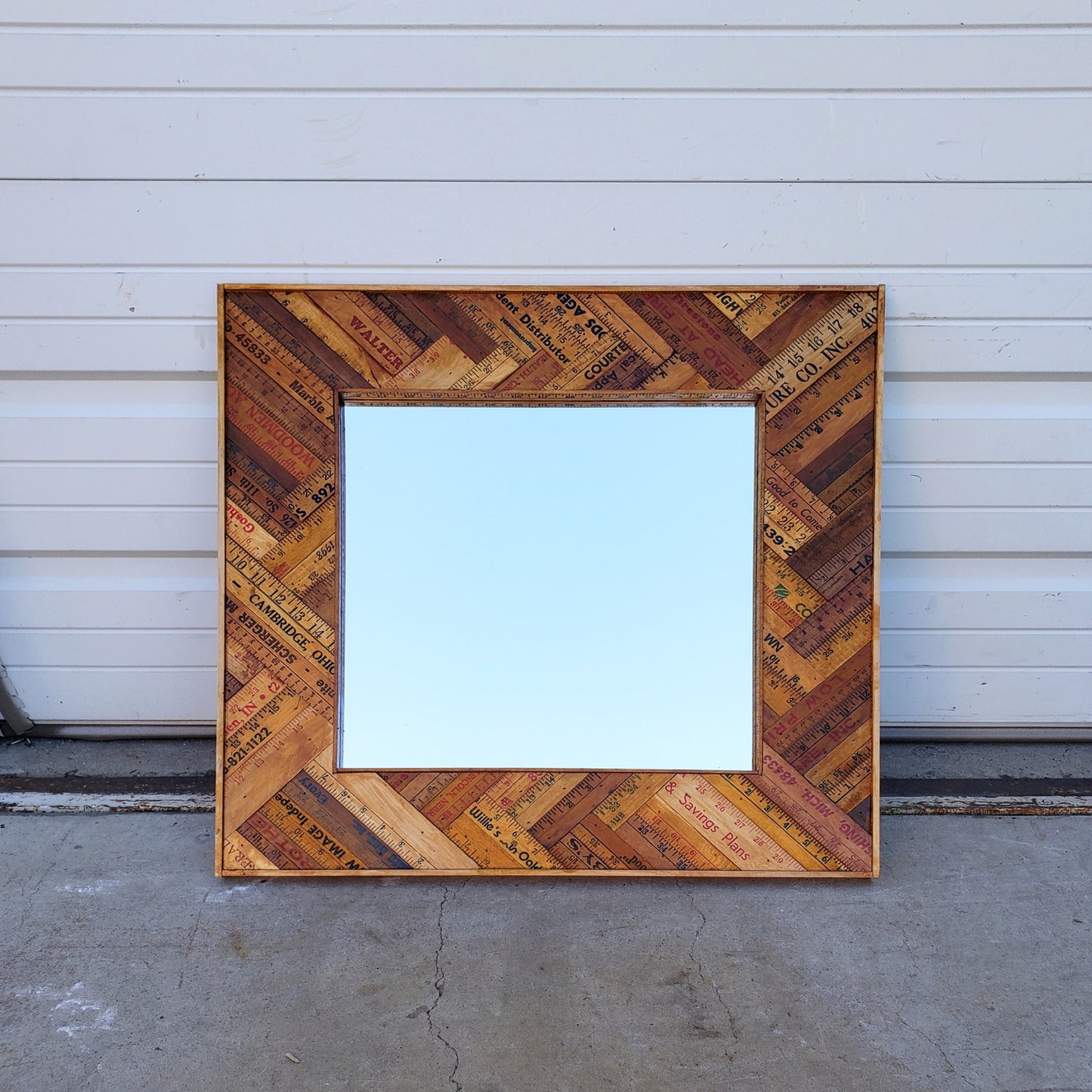 Square Yardstick Mirror