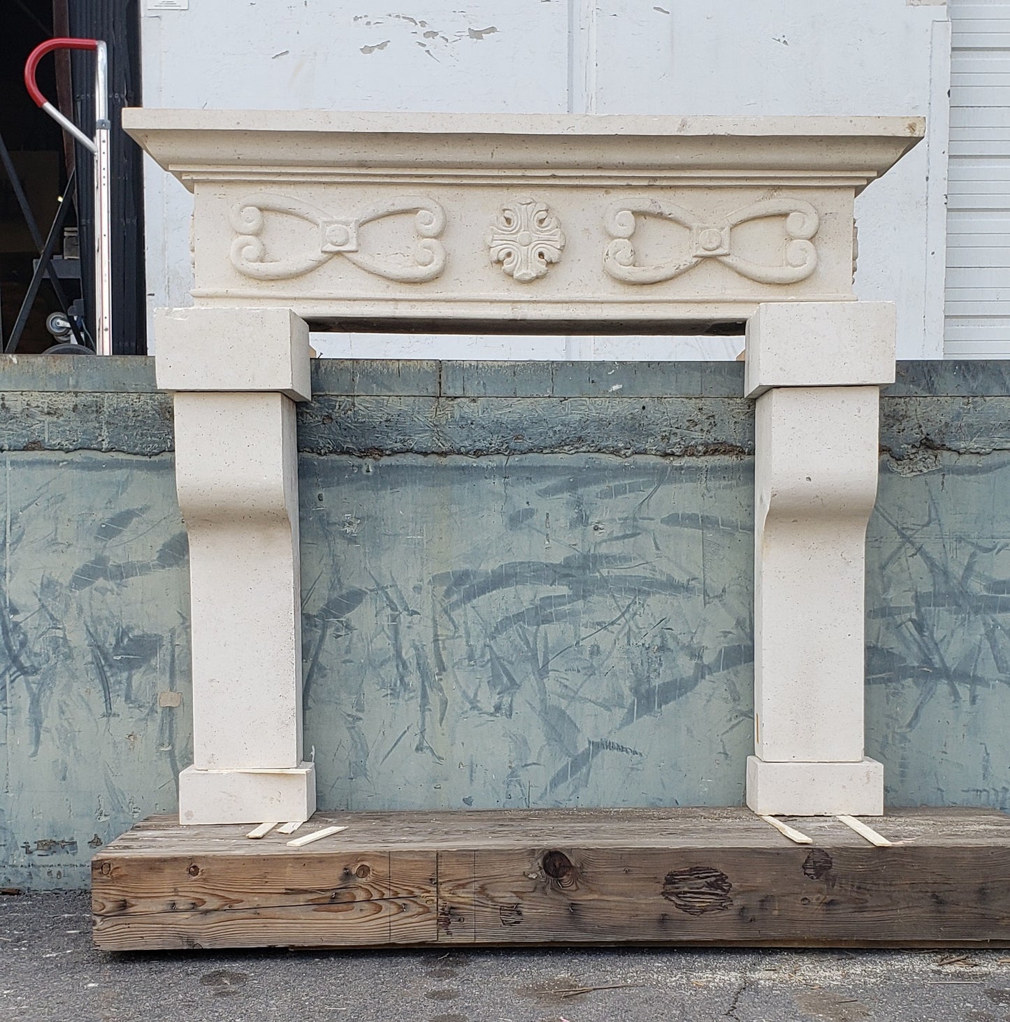 Stone Fireplace Mantel(3 Piece)