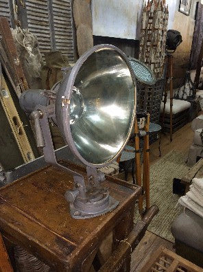 Gray Searchlight Desk Lamp