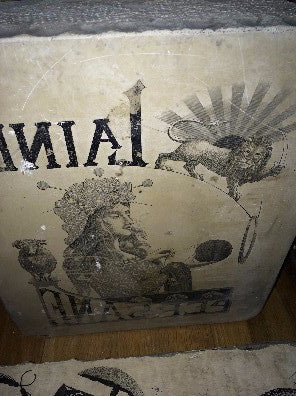 Large Litho Stone; "Lion in Sun"